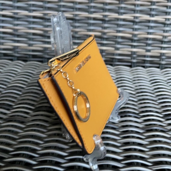 Michael Kors Jet Set Travel Marigold Small Top Zip Coinpouch with ID Key Holder - Picture 16 of 16